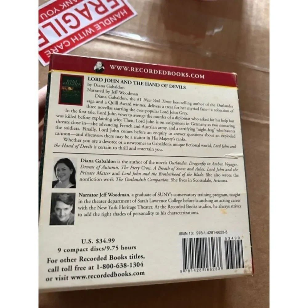 Lord John and the Hand of the Devils by Diana Gabaldon on CD